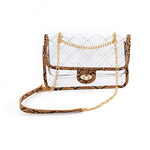 HIGH QUALITY QUILTED CLEAR PVC BAG