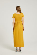 Women's Summer Casual Maxi Dress With Pocket