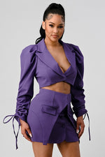 Women's Stunning Blazer and Skirt Set