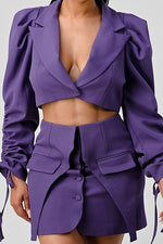 Women's Stunning Blazer and Skirt Set