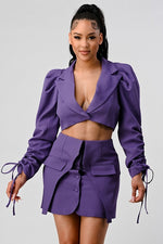 Women's Stunning Blazer and Skirt Set