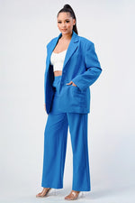 Athina Casual Loose Fit Blazer and Pant Set