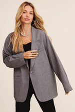 Women's Oversized Solid Color Blazer