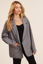 Women's Oversized Solid Color Blazer