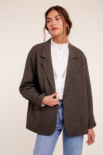 Women's Oversized Solid Color Blazer