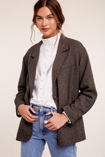 Women's Oversized Solid Color Blazer