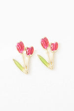 Tulip Post Earrings