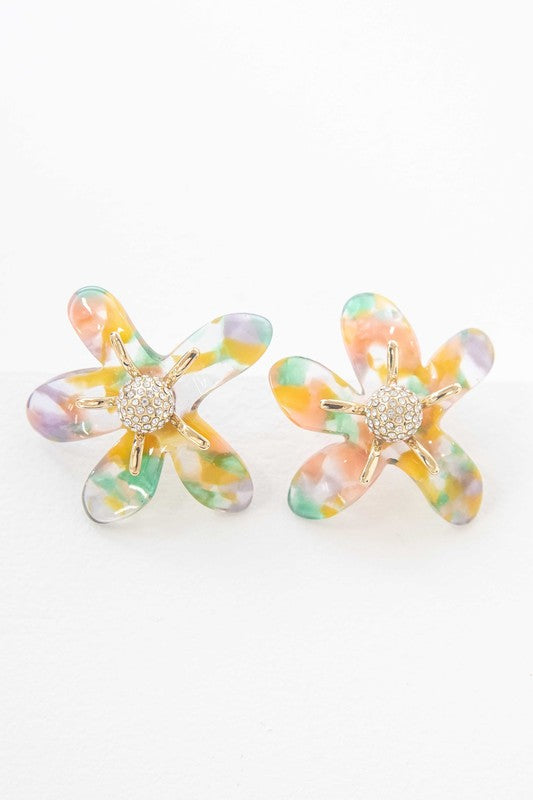 Flower Power Post Earrings