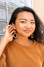 Lennox Earrings - Pumpkin Spice