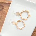 Lennox Earrings - Pumpkin Spice