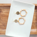 Lennox Earrings - Pumpkin Spice