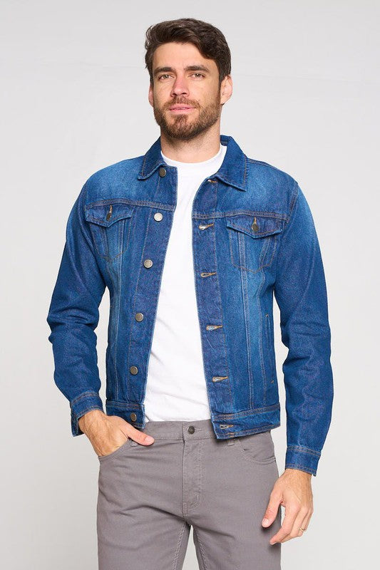 Men's Classic Denim Jacket – Timeless Style &amp; Durability