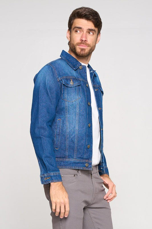 Men's Classic Denim Jacket – Timeless Style &amp; Durability