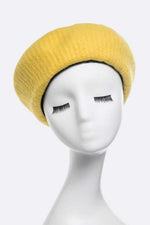 Brushed Wool Structure Beret