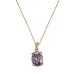 Confection Purple Crystal Necklace