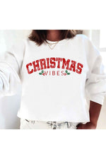 Women's Christmas Vibes Graphic Sweatshirt