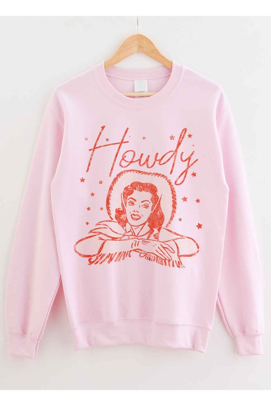 Women's Howdy Cowgirl Graphic Sweatshirt