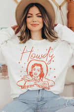 Women's Howdy Cowgirl Graphic Sweatshirt