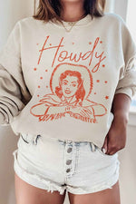 Women's Howdy Cowgirl Graphic Sweatshirt