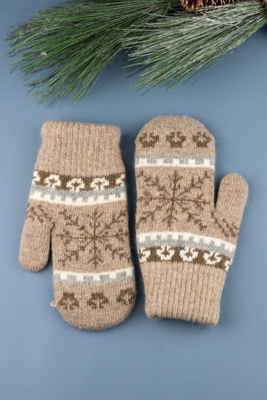 Nordic SnowflakeMittens