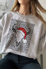 Cattle Christmas Graphic Sweatshirt