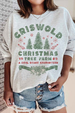 Women's Christmas Tree Farm Graphic Sweatshirt