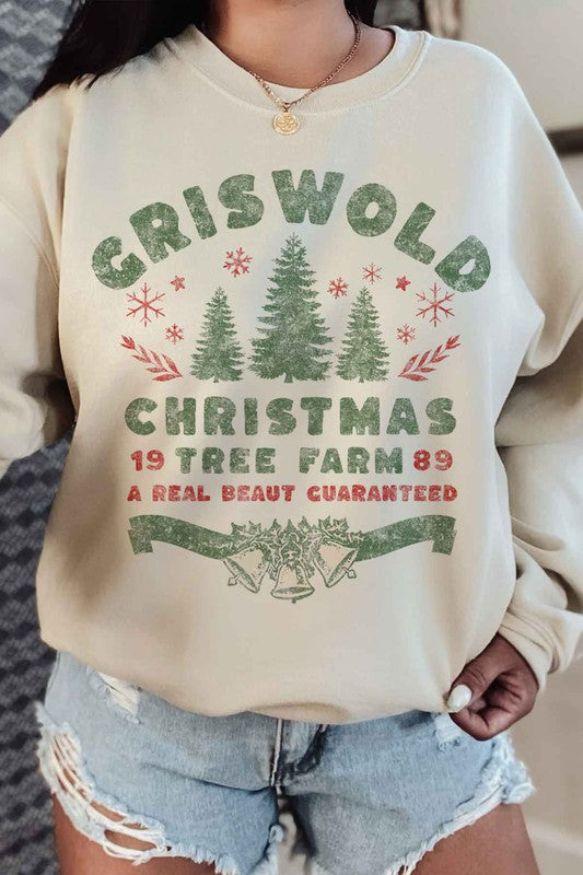 Women's Christmas Tree Farm Graphic Sweatshirt