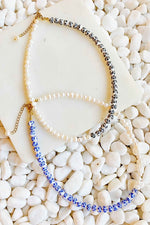 So Fresh Pearl And Porcelain Choker Necklace