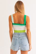 LE LIS Stripe Knit Tank