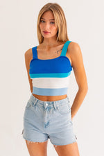 LE LIS Stripe Knit Tank