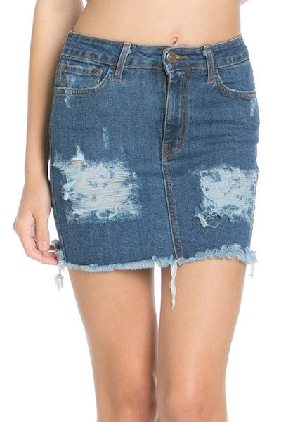 Jeans Mini Skirts Denim Vintage Skirts