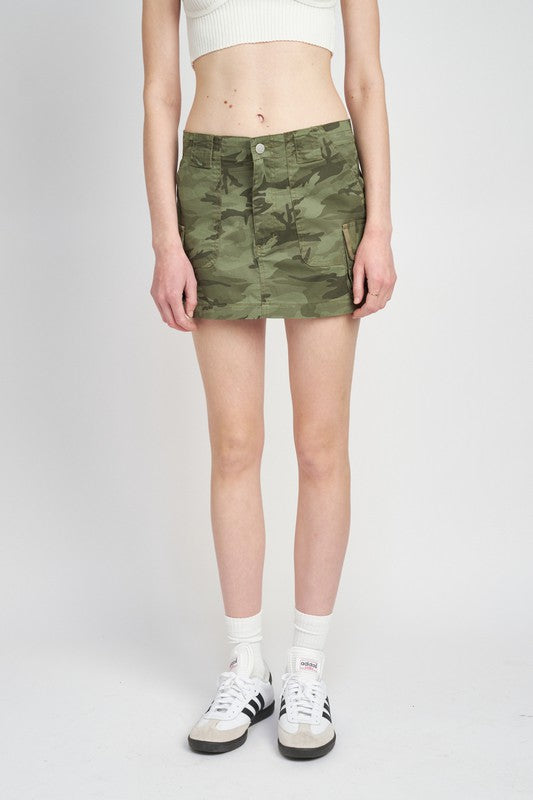 Women's Cargo Mini Skirts