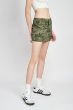 Women's Cargo Mini Skirts