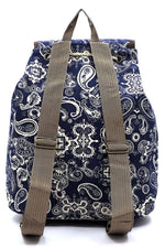 Tribal Printed Canvas Backpack