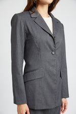 Women's Pin Striped Formal Blazer