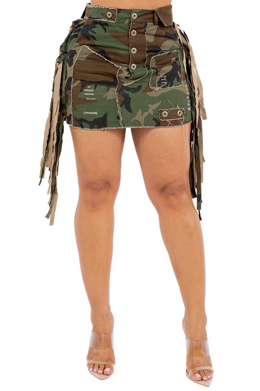 Women's Hot Camoflage Sports Skirt