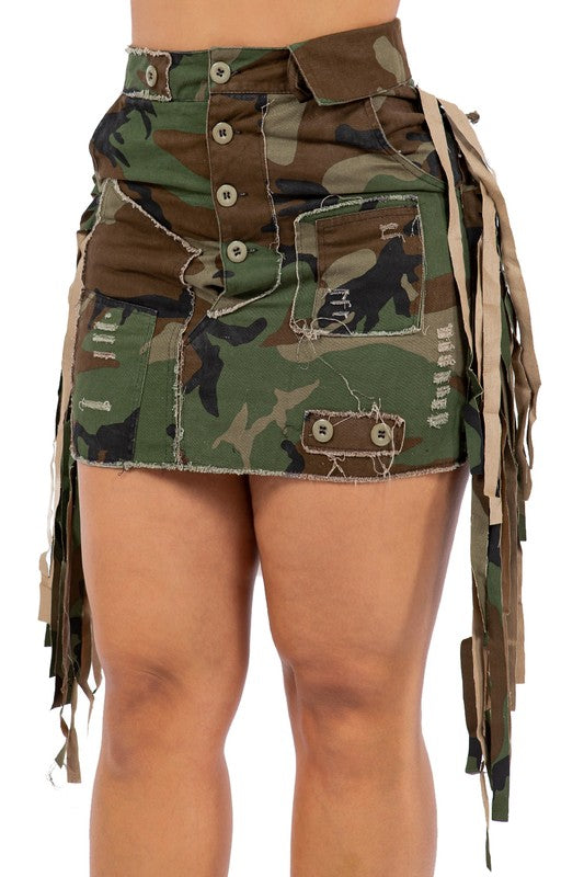 Women's Hot Camoflage Sports Skirt