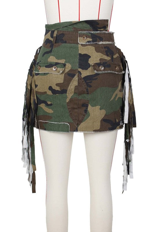 Women's Hot Camoflage Sports Skirt