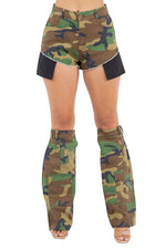 Women's Sexy Shorts with Leg Warmers