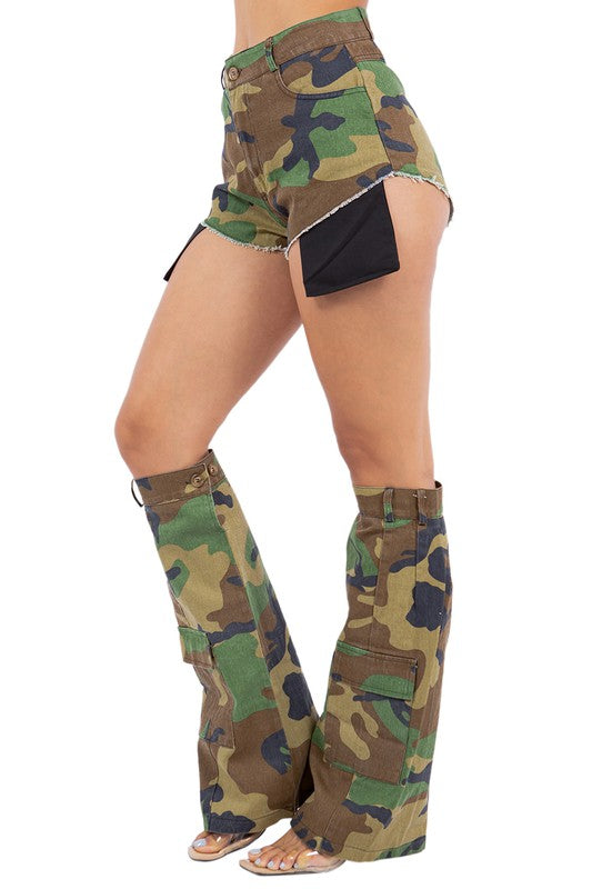 Women's Sexy Shorts with Leg Warmers