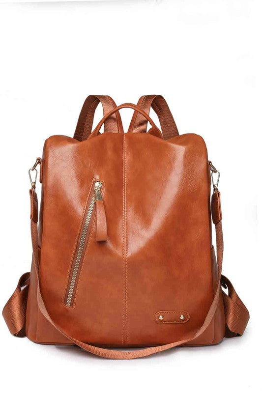 Marcy Zipper Pocket Backpack