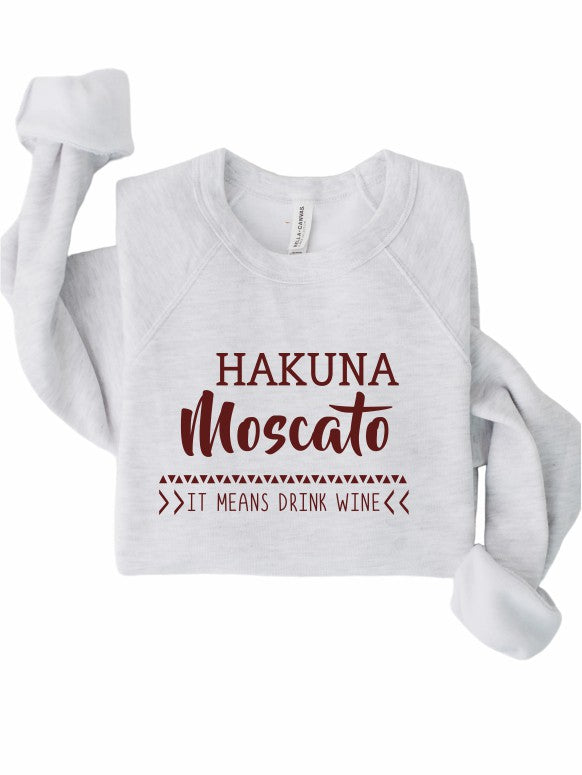 Hukana Moscato Bella Canvas Crewneck Sweatshirt