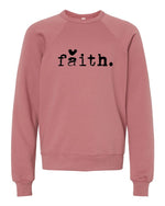 Faith Heart Premium Crewneck Sweatshirt