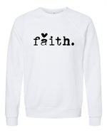 Faith Heart Premium Crewneck Sweatshirt