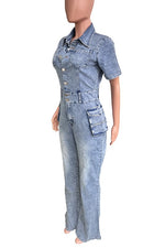 Women's Denim Sexy Jumpsuit