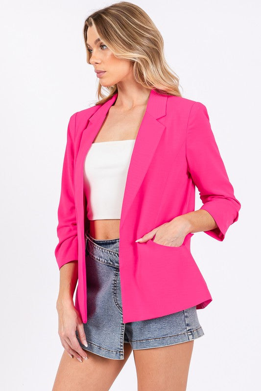 Women's Classy Open-Front Casual Blazer