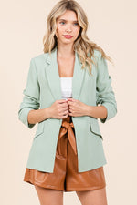 Women's Classy Open-Front Casual Blazer