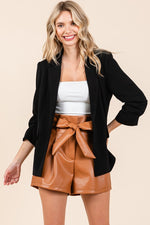 Women's Classy Open-Front Casual Blazer