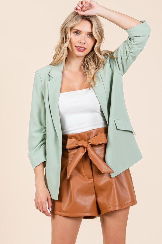 Women's Classy Open-Front Casual Blazer