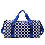 Checker Weekend Travel Luggage Tote Bag Check